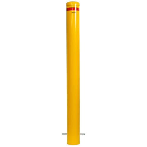 Enforcer 140mm In-Ground Steel Bollard Yellow