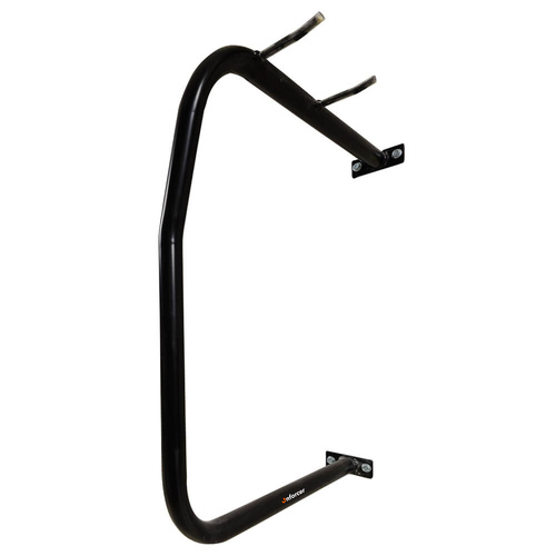 Enforcer Wall Mounted Bike Rack Galvanised Black
