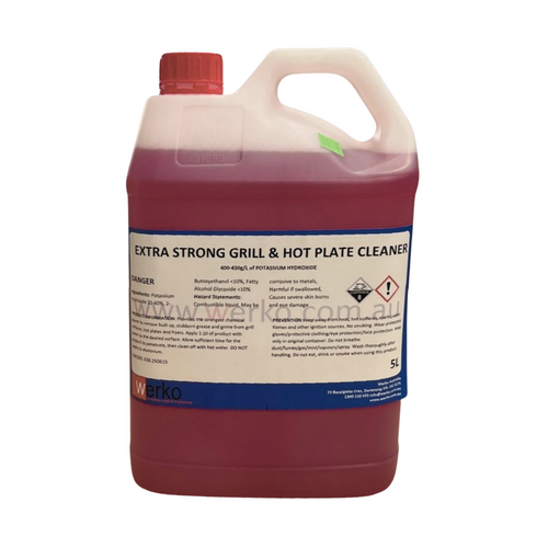 Grill, BBQ &amp; Hot Plate Cleaner Extra Strong 5L