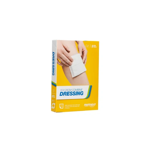 D2 Combine Dressing 10 x 20cm 2pk