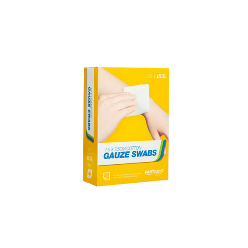 D9 Gauze Swabs 7.5 x 7.5cm 5&#39;s 3pk