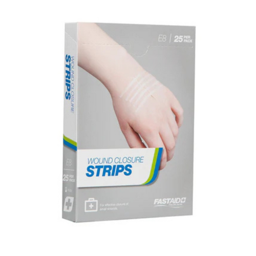 E8 Wound Closure Strips 3 x 75mm 5&#39;s 5pk