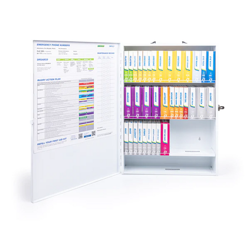 Easy Refill First Aid Kit Metal Wall Mount