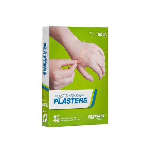P1 Adhesive Plasters Plastic 72 x 19mm 50pk