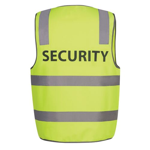 Hi Vis Reflective Yellow Security Safety Vest 6DNS5