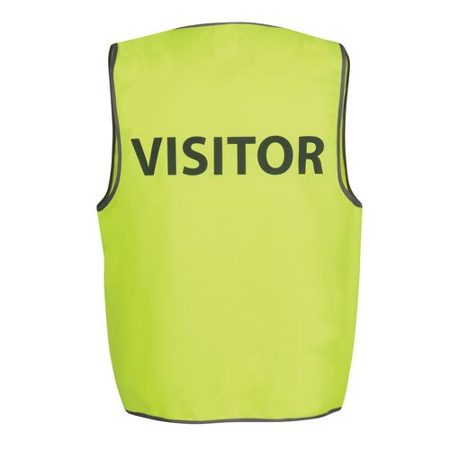 Hi Vis Yellow Visitor Safety Vest 6HVS7