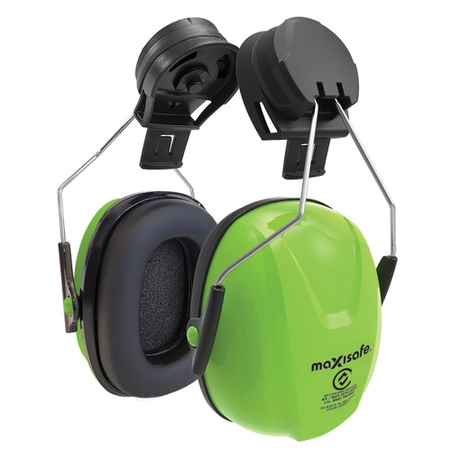 Maxisafe Helmet Mounted Earmuffs 26dB - Class 5