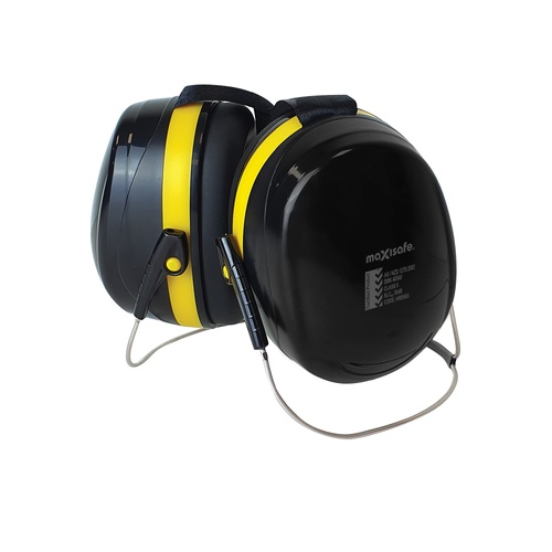 Maxisafe Neck Style Earmuff - Class 5 - Yellow
