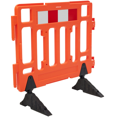 Enforcer Portable Plastic Fence Barrier 1000mm Orange
