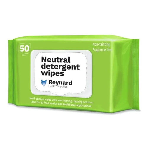 Reynard Neutral Detergent Wipes 50 Pack RHS201