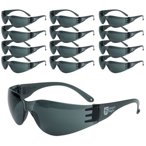 Shield Right Classic Safety Glasses Tinted - Pack of 12