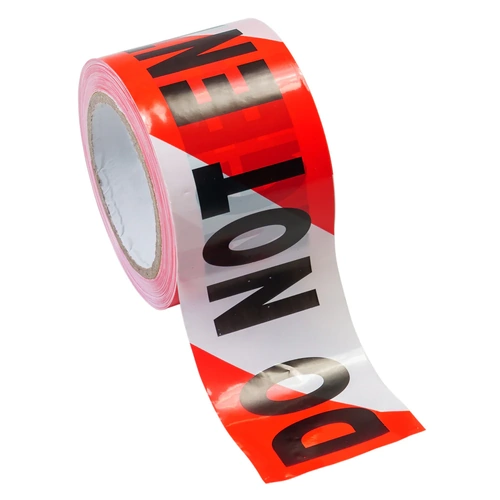 DANGER DO NOT ENTER black on red/white 75MM X 100M - Carton of 24