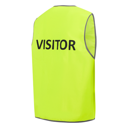 Hi Vis Yellow Visitor Safety Vest 