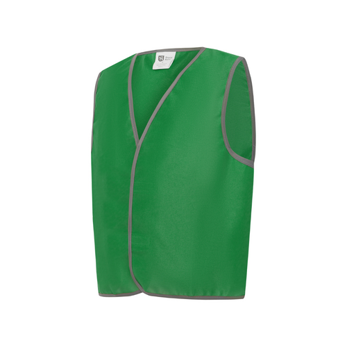 Shield Right Hi Vis Pea Green Tricot Vest - Kids Sizes
