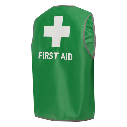 Shield Right Hi Vis First Aid Green Tricot Vest
