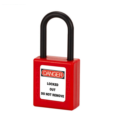 Shield Right Safety Red Padlock – Short Nylon Shackle