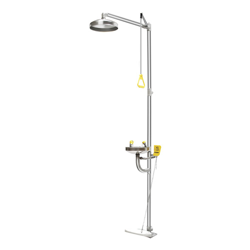 Emergency Combination Safety Shower with Eye Wash Station