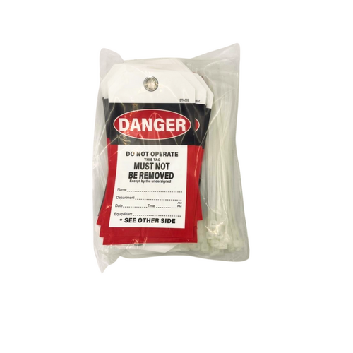 Shield Right Safety Tag "Danger, Do Not Operate" – Pack of 50
