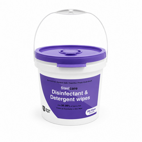 SteriCare Disinfectant &amp; Detergent Wipes – 300 Tub