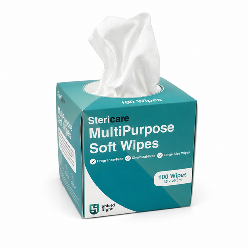 Stericare General Purpose Soft Wipes, 100 Wipes