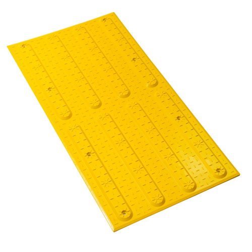 Enforcer Fibreglass Directional Tactile Indicators 300x600mm Yellow