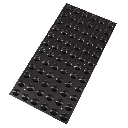 Enforcer Tactile Indicators Stainless Steel 316 PVD Black 300x600mm