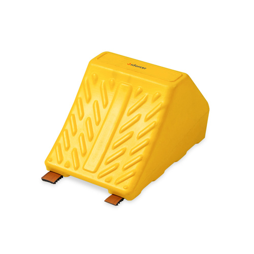 Enforcer Car Wheel Chock Plastic Yellow