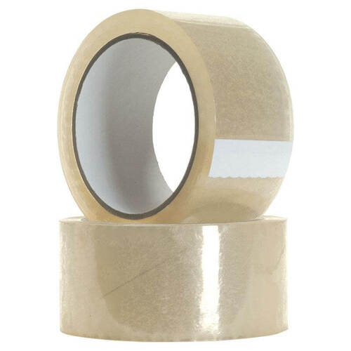 Clear Acrylic Packaging Tape 48mm x 75m – Strong Adhesive