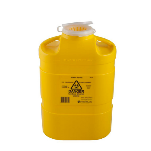 Plastic 8L Sharps Disposal Container