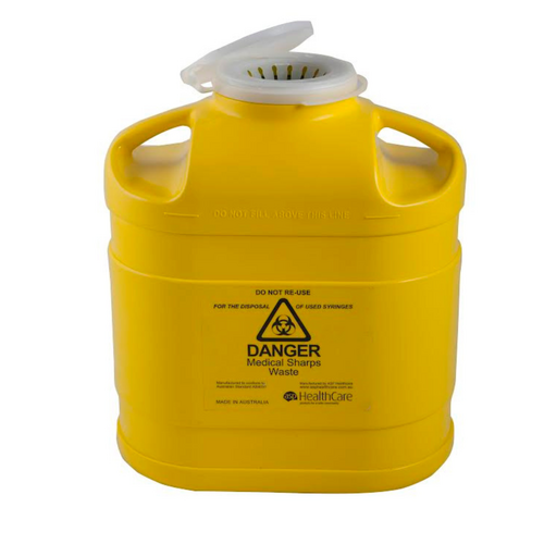 Plastic 5L Sharps Disposal Container